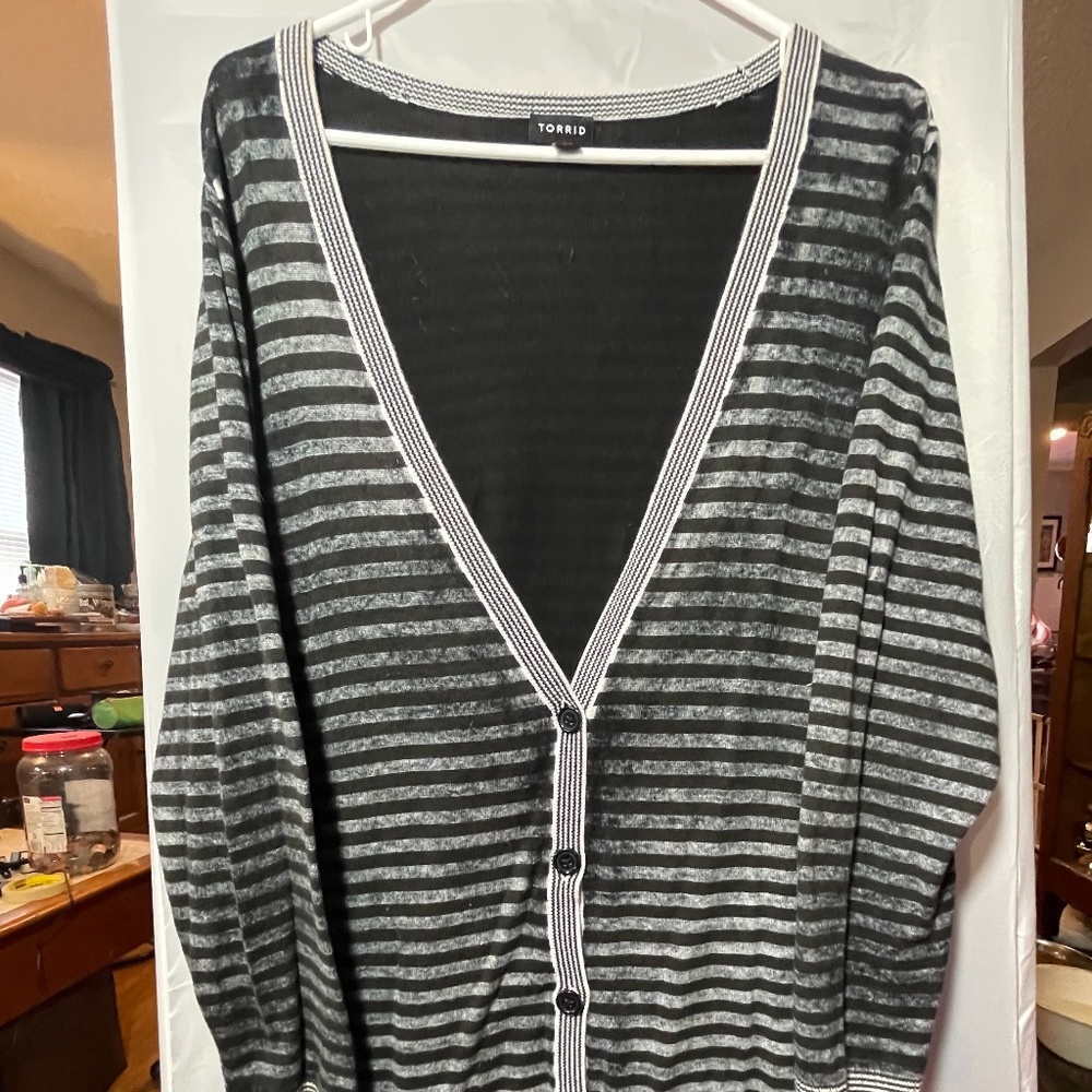 Torrid slub boyfriend cardigan, 2X